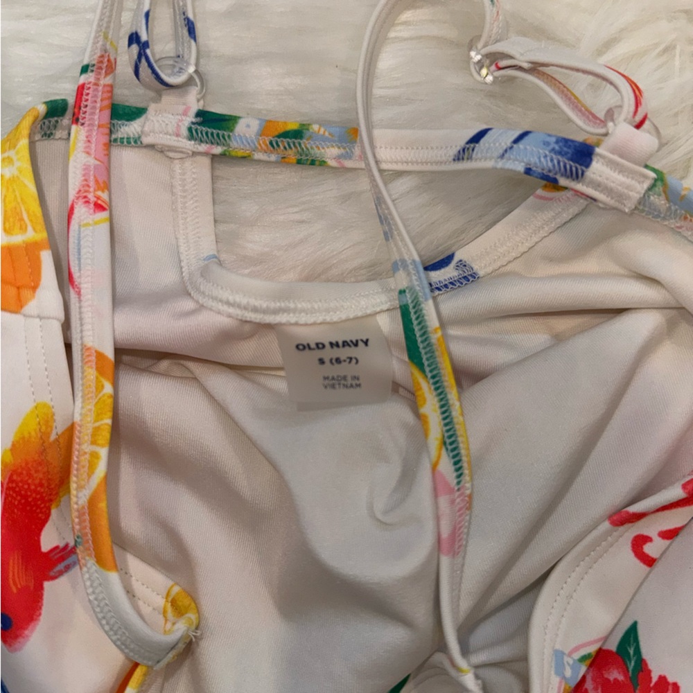 Old Navy Kids Swim One Piece with Colorful Prints - Picture 3 of 3